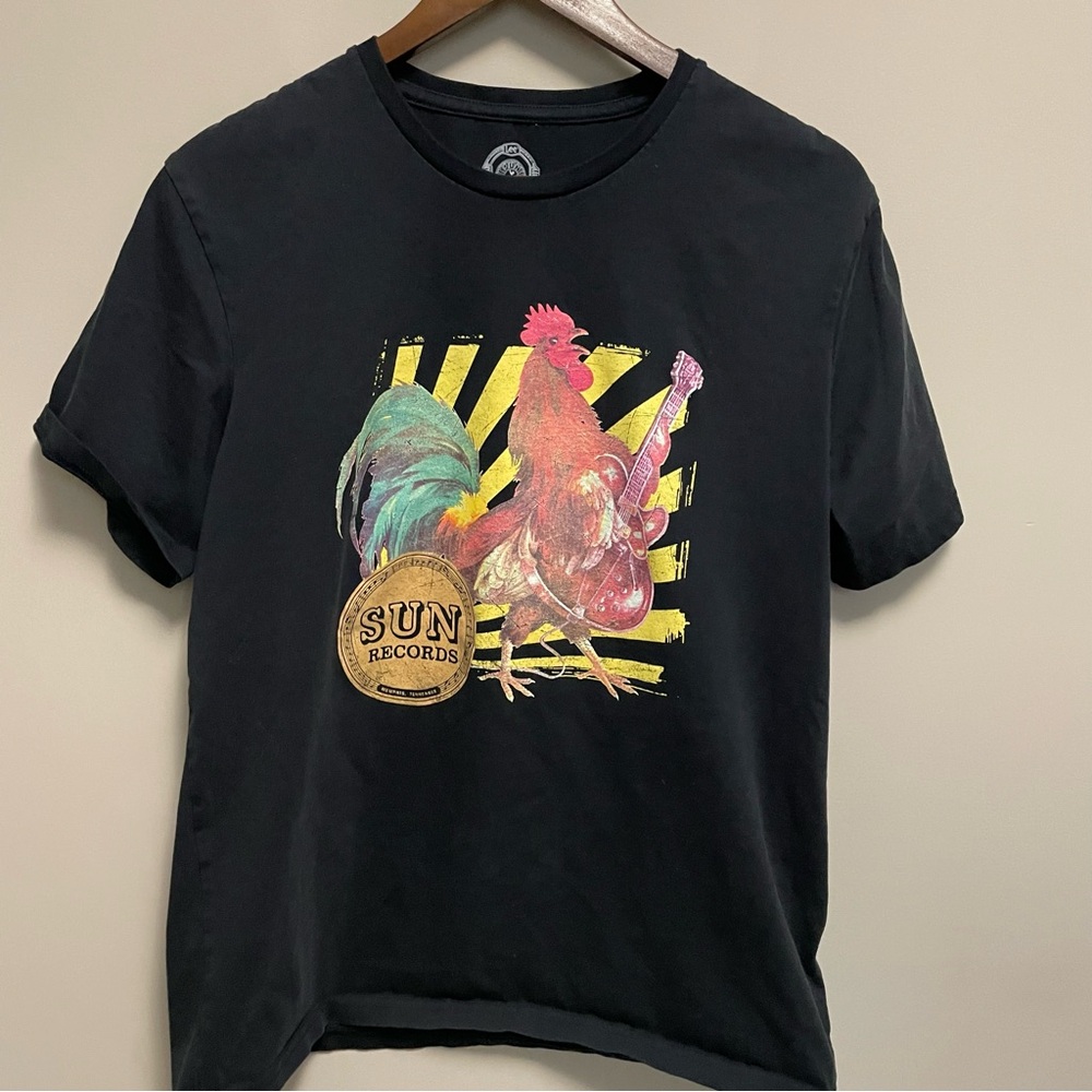 Sun Records Lee Rooster Graphic Tee Men’s Medium